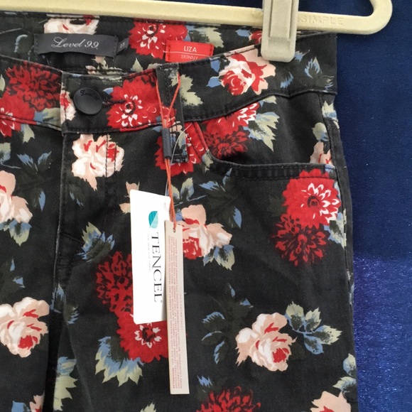 NWT Level 99 | Floral Skinny Jeans - Picture 5 of 7